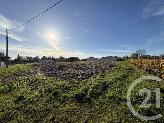 terrain à vendre - 769.0 m2 - CUSSAC FORT MEDOC - 33 - AQUITAINE - Century 21 Agence Grand Cru